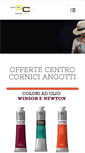 Mobile Screenshot of centrocorniciangotti.it